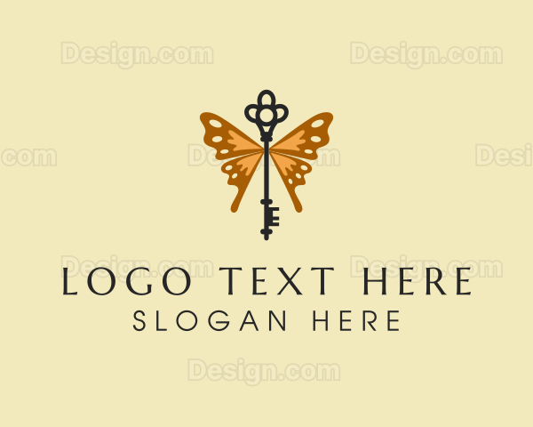 Elegant Wing Key Logo