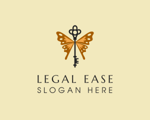Elegant Wing Key Logo