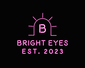 Bright Neon Bar logo design