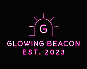 Bright Neon Bar logo design