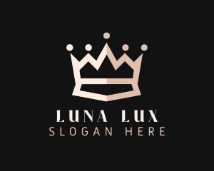 Luxe Crown Jewel logo design