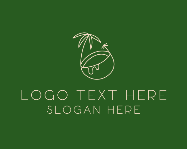 Tropical logo example 2