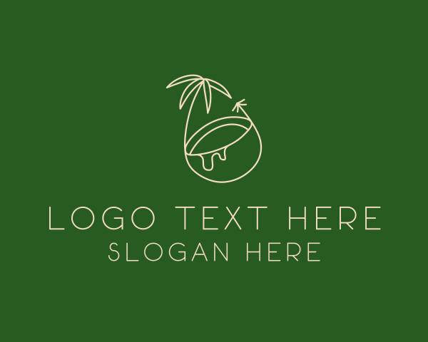 Tropical logo example 4