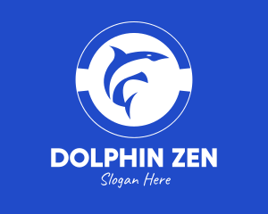 Blue Orca Dolphin logo