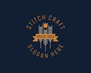 Crown Wheat Brewery  logo design