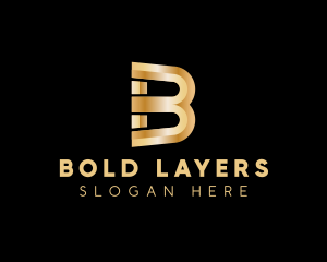 Premium Luxury Deluxe Letter B logo design