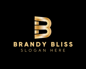 Premium Luxury Deluxe Letter B logo design