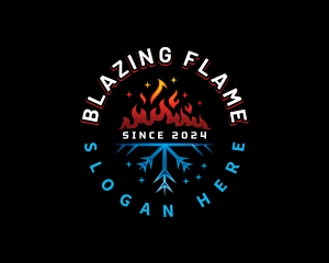 Fire Snowflake Heating logo