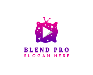 Starry Night Media Player logo design