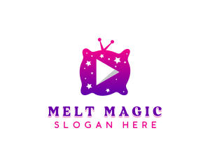 Starry Night Media Player logo design