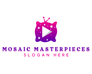 Starry Night Media Player logo design