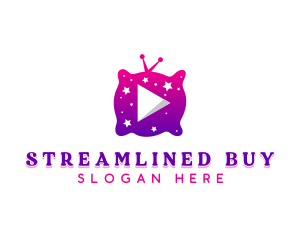 Starry Night Media Player logo design