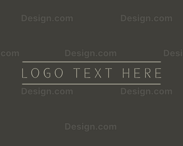 Unique Minimalist Business Logo