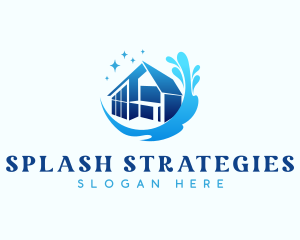Janitorial Cleaning Splash logo