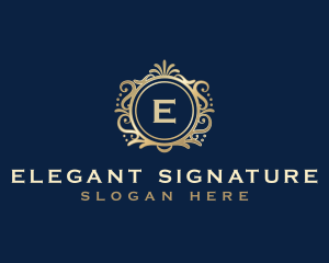 Elegant Deluxe Luxury logo design