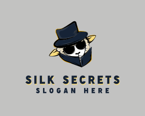 Secret Agent Sheep logo design