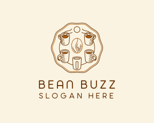 Coffee Cup Bean logo