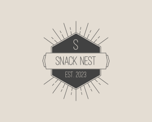 Retro Sunray Bistro logo design