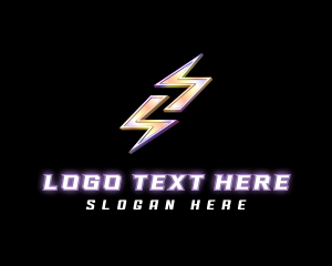 Lightning Bolt Thunder logo