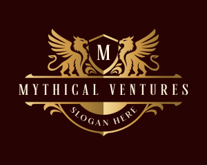 High End Griffin Wings logo design