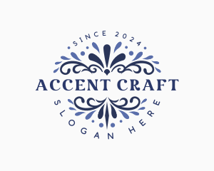 Creative Floral Ornament logo design