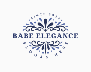 Creative Floral Ornament logo design