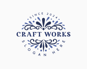 Creative Floral Ornament logo