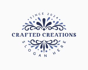 Creative Floral Ornament logo design