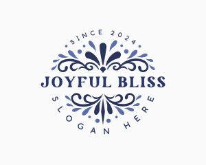 Creative Floral Ornament logo design