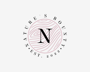 Natural Wood Cosmetics  logo design