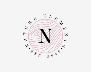 Natural Wood Cosmetics  logo design