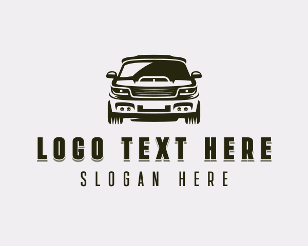 Pick Up Truck logo example 1