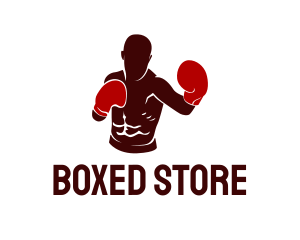 Professional Boxer Athlete logo design