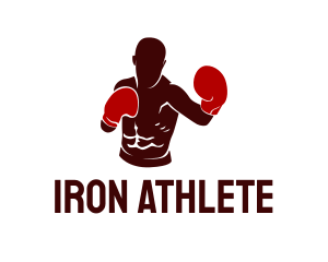 Professional Boxer Athlete logo design