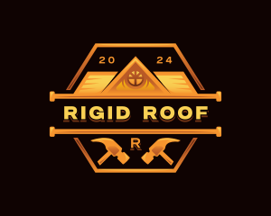 Roofing Repair Hammer logo design