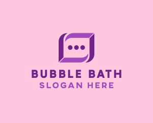 Digital Chat Bubble logo design