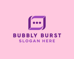 Digital Chat Bubble logo design