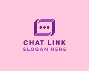 Digital Chat Bubble logo design