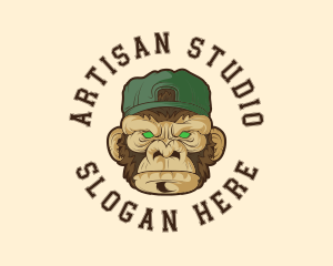 Urban Monkey Ape logo design