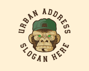 Urban Monkey Ape logo design