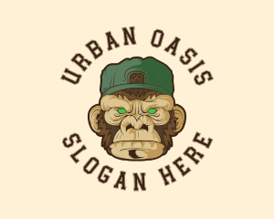 Urban Monkey Ape logo design