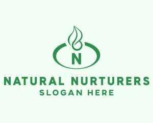 Natural Leaf Wellness logo design