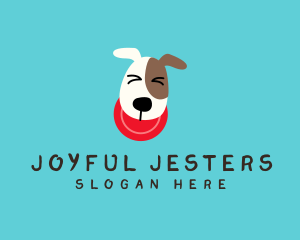 Frisbee Dog Play logo design