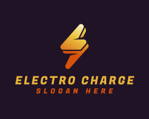 Lightning Electrical Power logo design