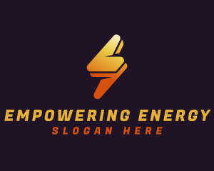 Lightning Electrical Power logo design