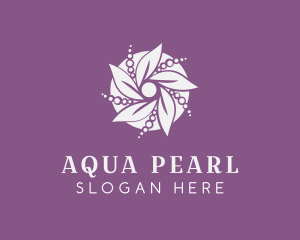 Glamour Flower Pearls logo design