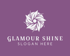 Glamour Flower Pearls logo design