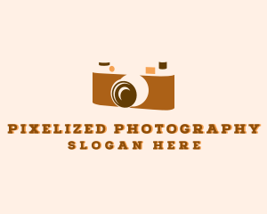 Retro Analog Camera logo design