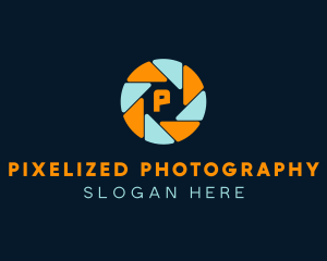 Camera Shutter Photography logo design