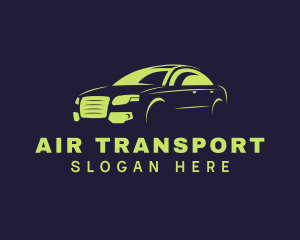 Green Car Vehicle logo design